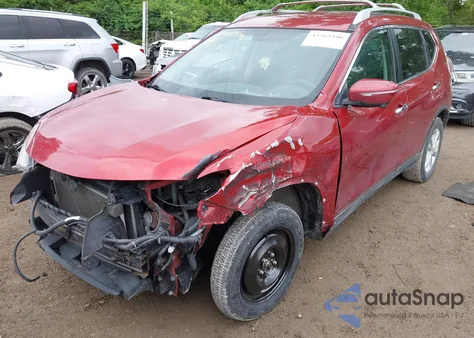 2015 Nissan Rogue Sv из США, поврежденный, VIN 5N1AT2MT9FC918196